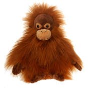 10" Sitting Orangutan Plush Toys - Orange