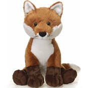 Sitting Red Fox Plush Toys - 15.5"