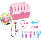 Pretend Animal Rescue Kit - Pink, 10 Pieces