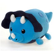 Triceratops Plush Toys - Blue, 8"