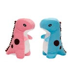 Plush Dinosaurs, Pink and Blue - 8" image number null