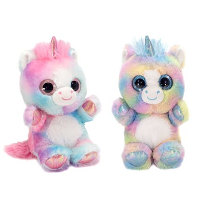Plush Unicorns, 2 Assorted - 6.5"