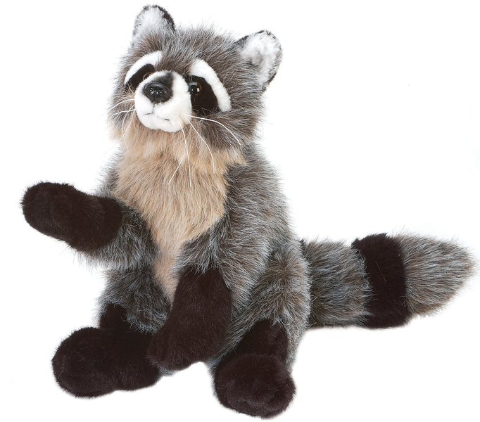 racoon plush toy