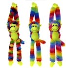 Rainbow Monkey Plush Toy - Long Legs, 16" image number null