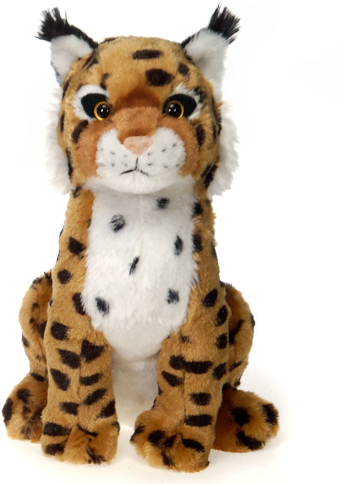 stuffed bobcat toy