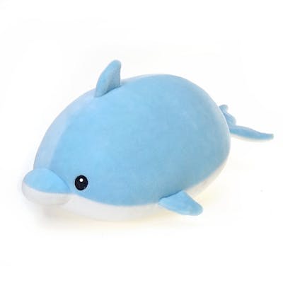 Dolphin Plush Toys - Blue, Ages 3+, 8"