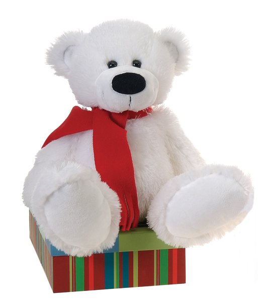 white christmas bear