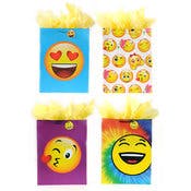 Giant Emoji Smiley Face Gift Bags - Assorted Matte Designs