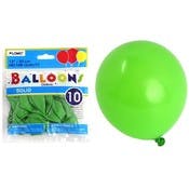 Solid Color Latex Balloons - Green, 12", 10 Pack