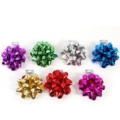 Metallic Gift Bows - 7 Colors, 7"