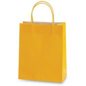 Large Gift Bags - Yellow, 10.5" x 13" x 5.5"