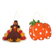 Harvest Stuffed Burlap Hanging Decoration - 15"