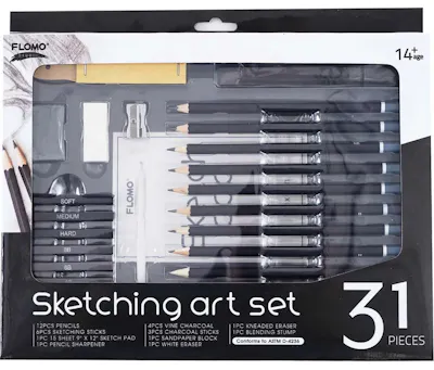 31 Piece Sketching Art Set