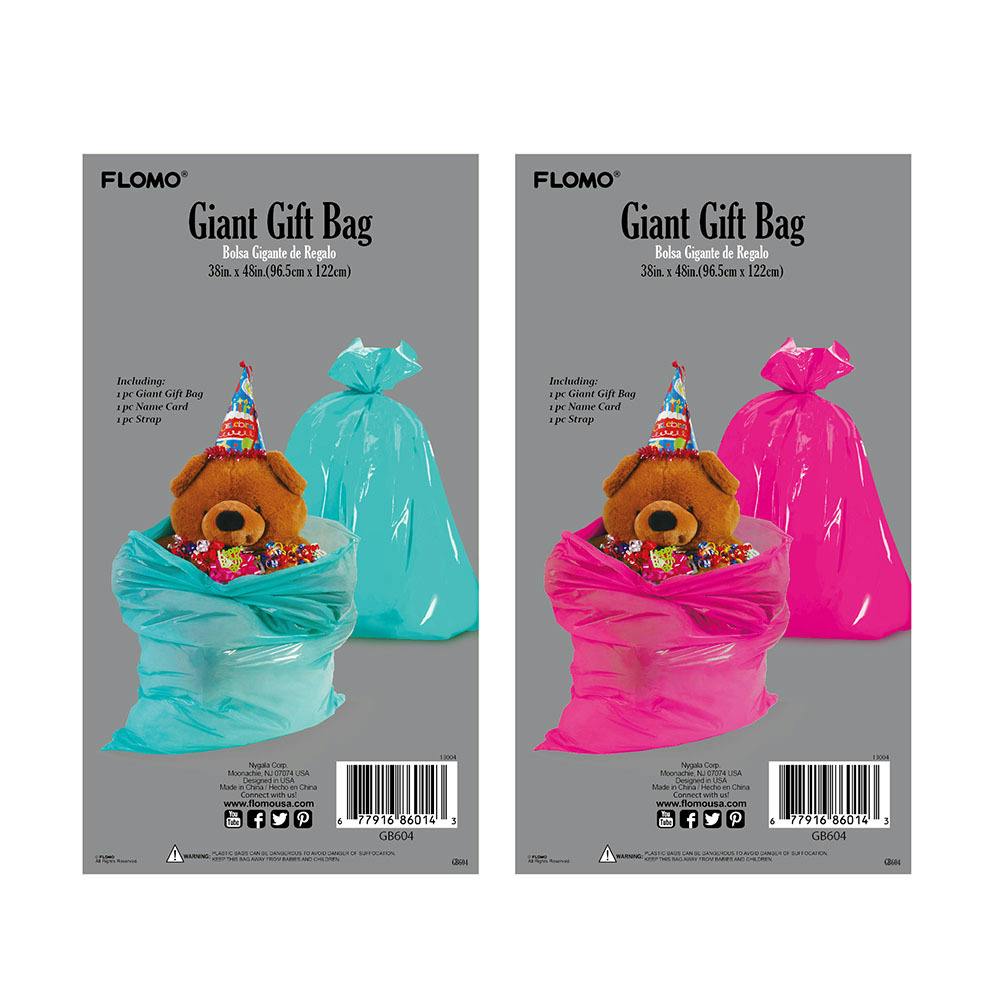 Wholesale Everyday Giant Plastic Party Gift Bags (SKU 2315437) DollarDays