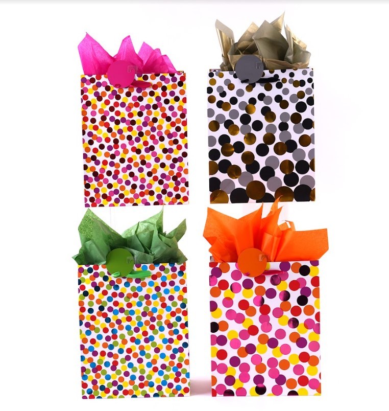 Confetti Polka Dot Gift Bags