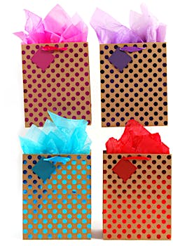 Gift Bags with Tissue Paper, 24 Pack Bulk Party Nepal