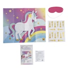 Pin the Horn on the Unicorn Party Game Sets - 15" x 18.5" image number null
