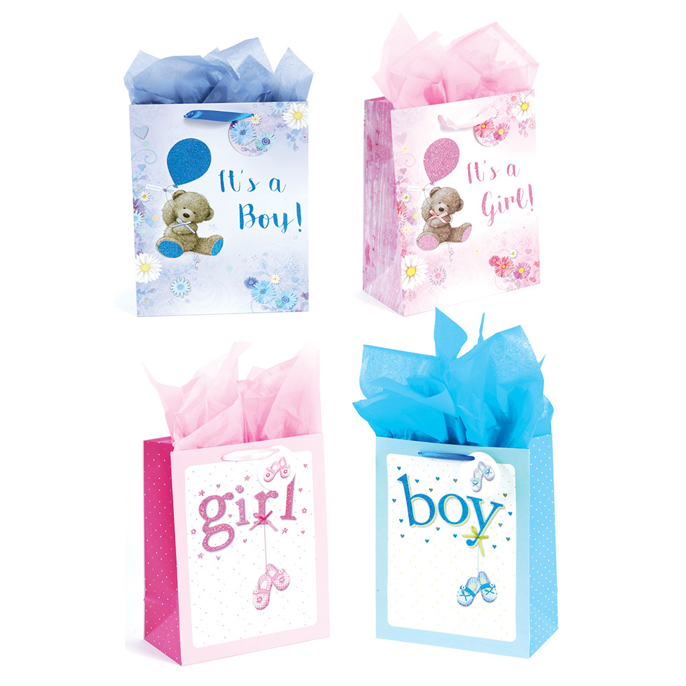 large baby boy gift bag