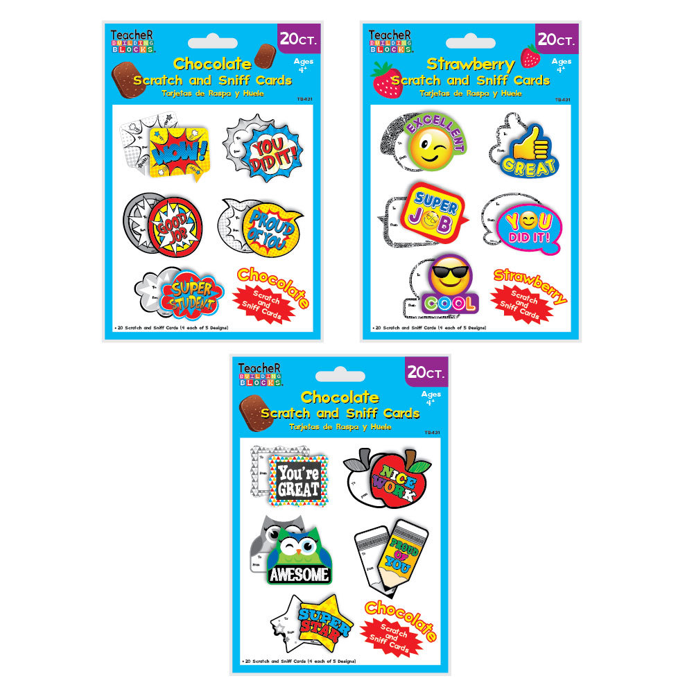 Wholesale Scratch 'n Sniff Reward Cards DollarDays