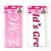 Mother's Day Sashes - 62.5" x 3.75", 2 Styles