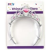 Princess Tiaras - Silver & Pink, 4.75" x 5"