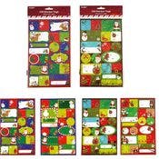 Christmas Gift Tag Stickers - 120 Pack
