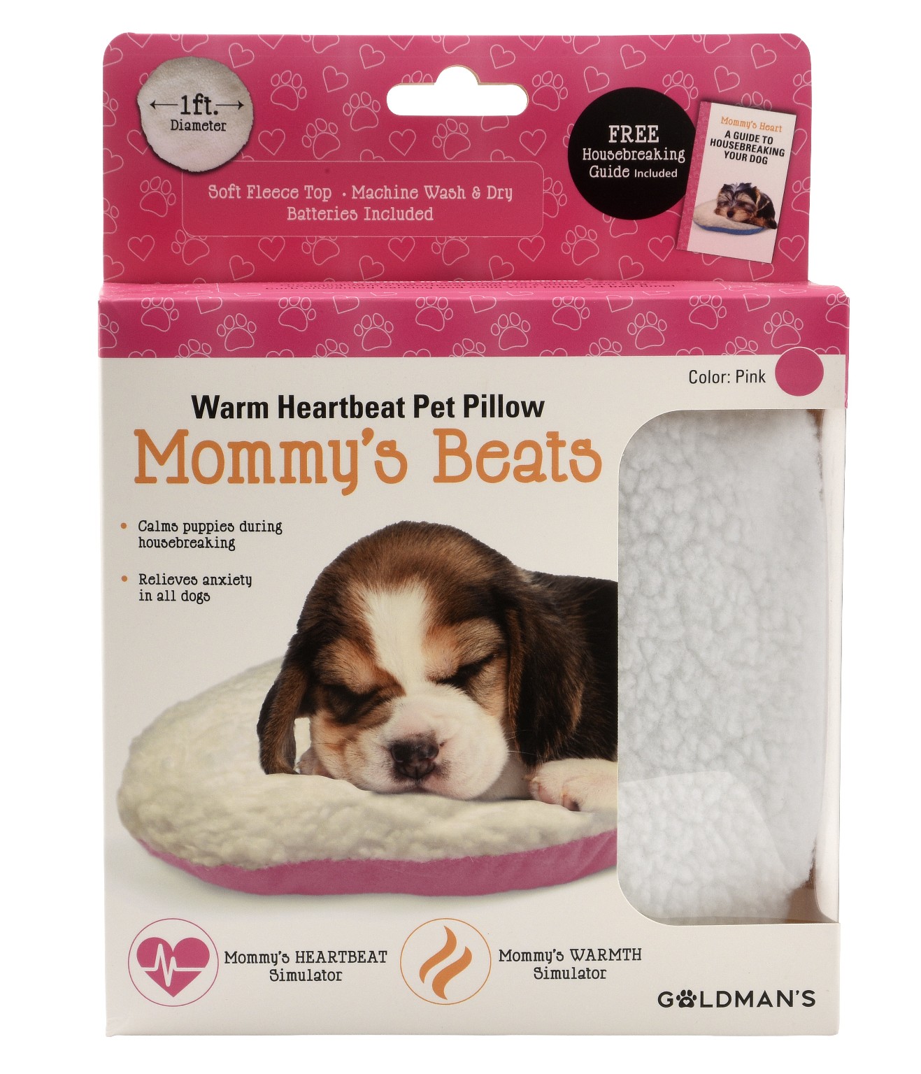 petsmart heartbeat pillow