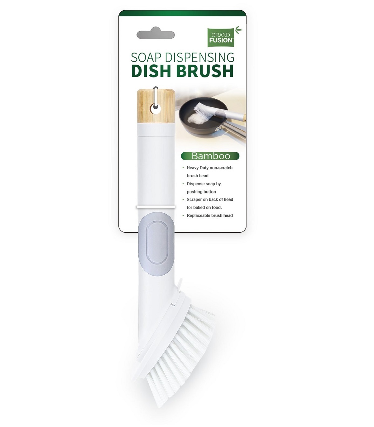 Bamboo Dish Brush - with replaceable head