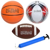 Multi-Sport 3-Ball Sets - Classic Colors