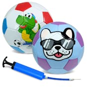 Soccer Balls - Assorted Colors and Animals, Size 3
