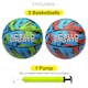 Basketballs - Green and Red, Official Size, 29.5" (2 of 4)