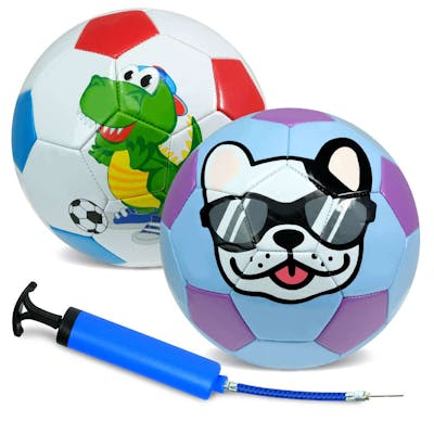 Soccer Balls - Assorted Colors and Animals, Size 3