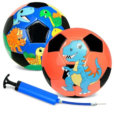 Soccer Balls - Assorted Colors and Dinosaurs, Size 3