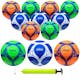 Soccer Balls - Blue, Green, Orange, Size 4 (1 of 3)
