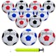 Soccer Balls - Black, Blue, Red, Size 4 (1 of 3)