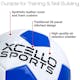Soccer Balls - Black, Blue, Red, Size 4 (3 of 3)