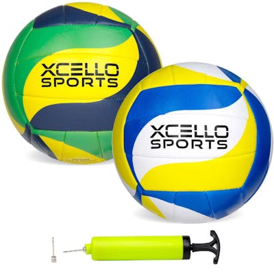 Volleyballs - Green and White, Official Size