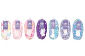Girls Printed Pile Slippers, Size S-L