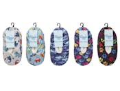 Boys Printed Pile Slippers, Size Small-Large