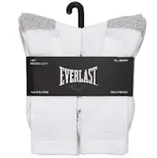 EVERLAST Boys Full Cushion Banded Crew Socks - 6 Pack