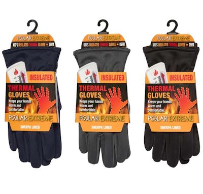 Kids Sherpa Lined Stretch Gloves, Assorted Colors