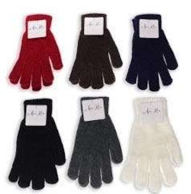 Chenille Gloves, Assorted Colors