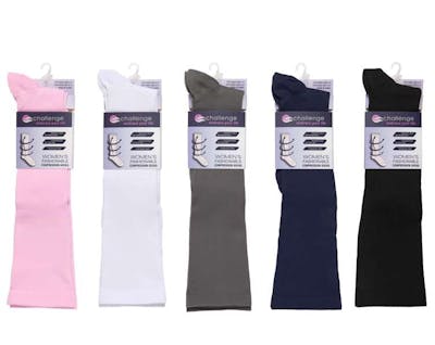 Ladies Compression Socks, Size 9-11