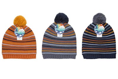 Toddler Boys Polar Fleece Hats, Assorted Colors