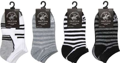 BHPC 3pr Kids NO SHOW Socks, Assorted Colors