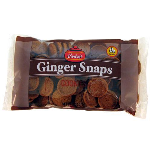 Carley's gingersnaps cookie bag (740235500530)