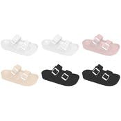 Women's EVA Double Buckle Sandals - Assorted Colors, Small - XL