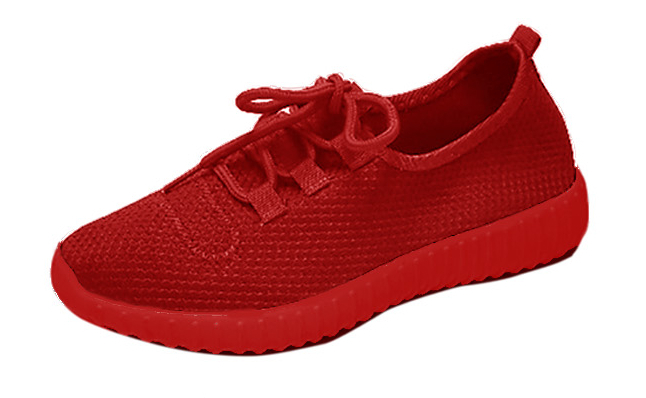 Wholesale Women's Red Mesh Sneaker (SKU 2338973) DollarDays