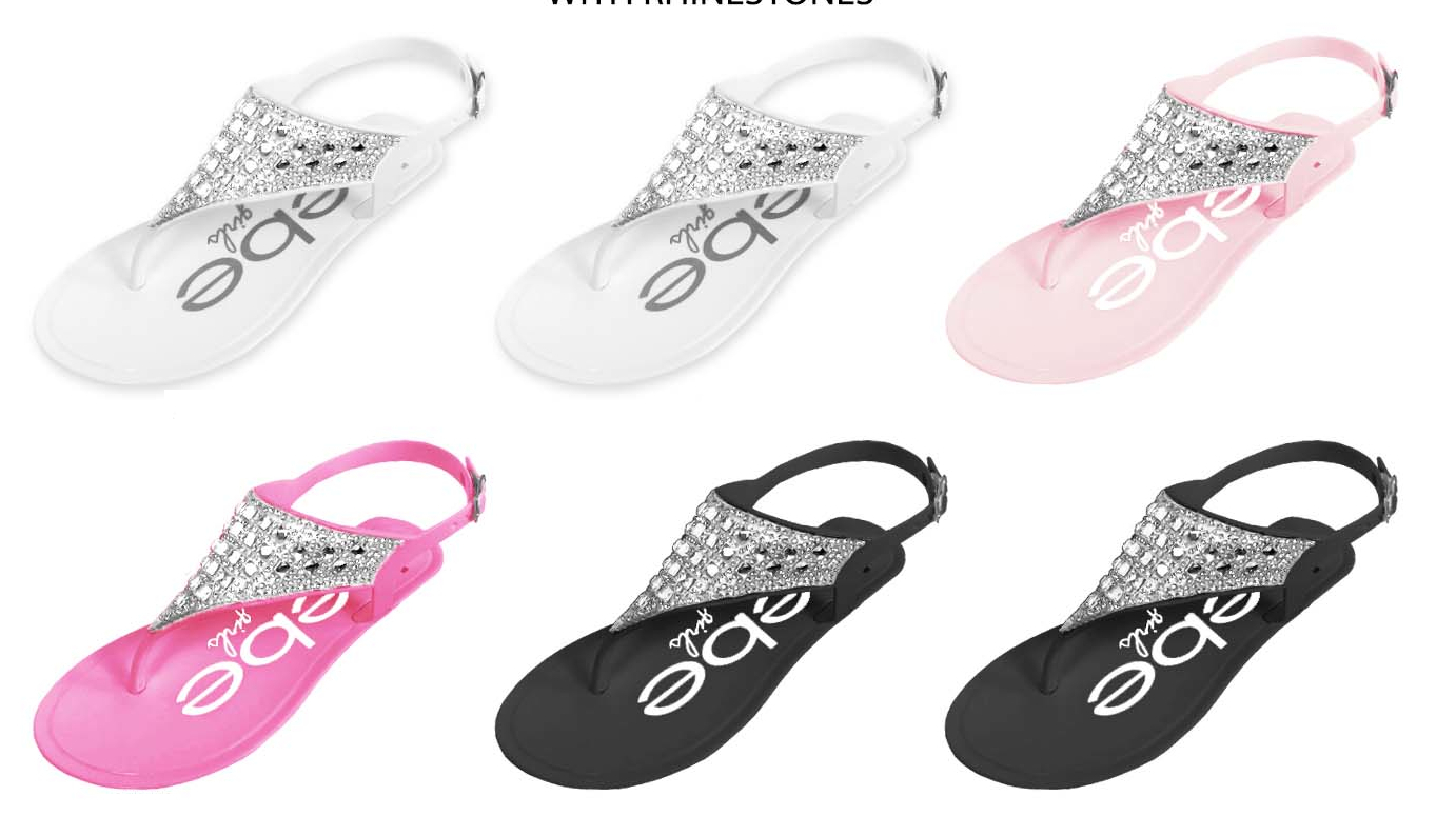 bebe jelly sandals