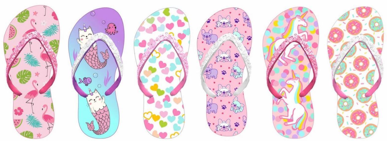 bulk kids flip flops